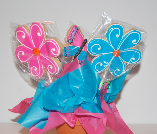 Double Sided Sugar Cookie Bouquet - back